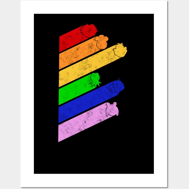 Muppets Rainbow Wall Art by joefixit2